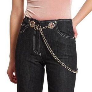 Rare Miaou Tommy Jean in washed black and gunmetal